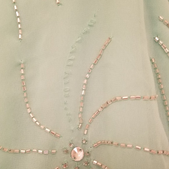 Teal Sparkly Dress - Picture 4 of 4